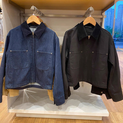 Damen Arbeitsjacke mit Brusttaschen Trendfarbe Eveloria