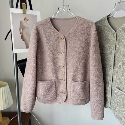 Damen Strickjacke mit Knöpfen und Taschen Eveloria