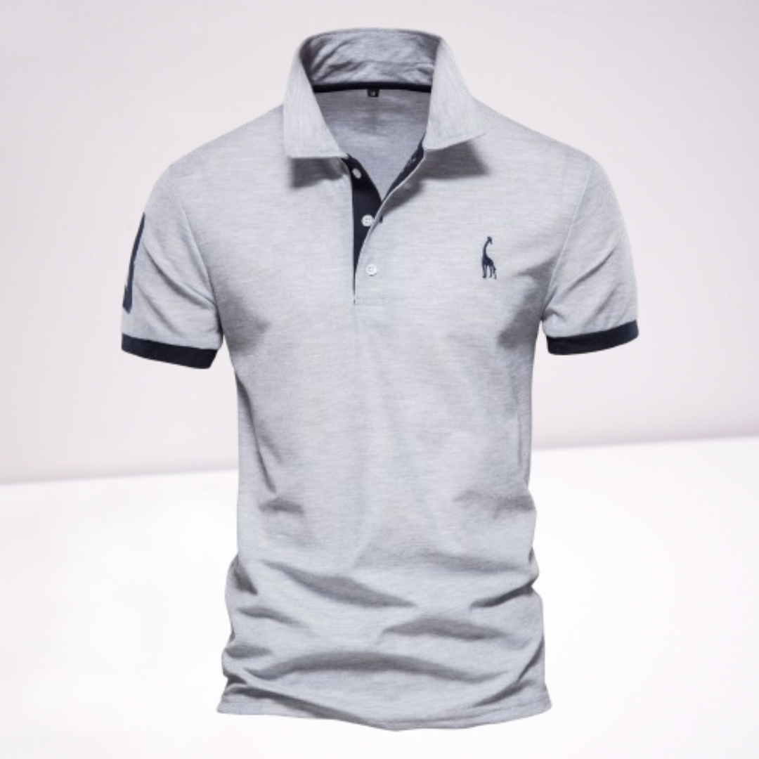 Herren Polo-Shirt Slim Fit Kurzarm Lässig