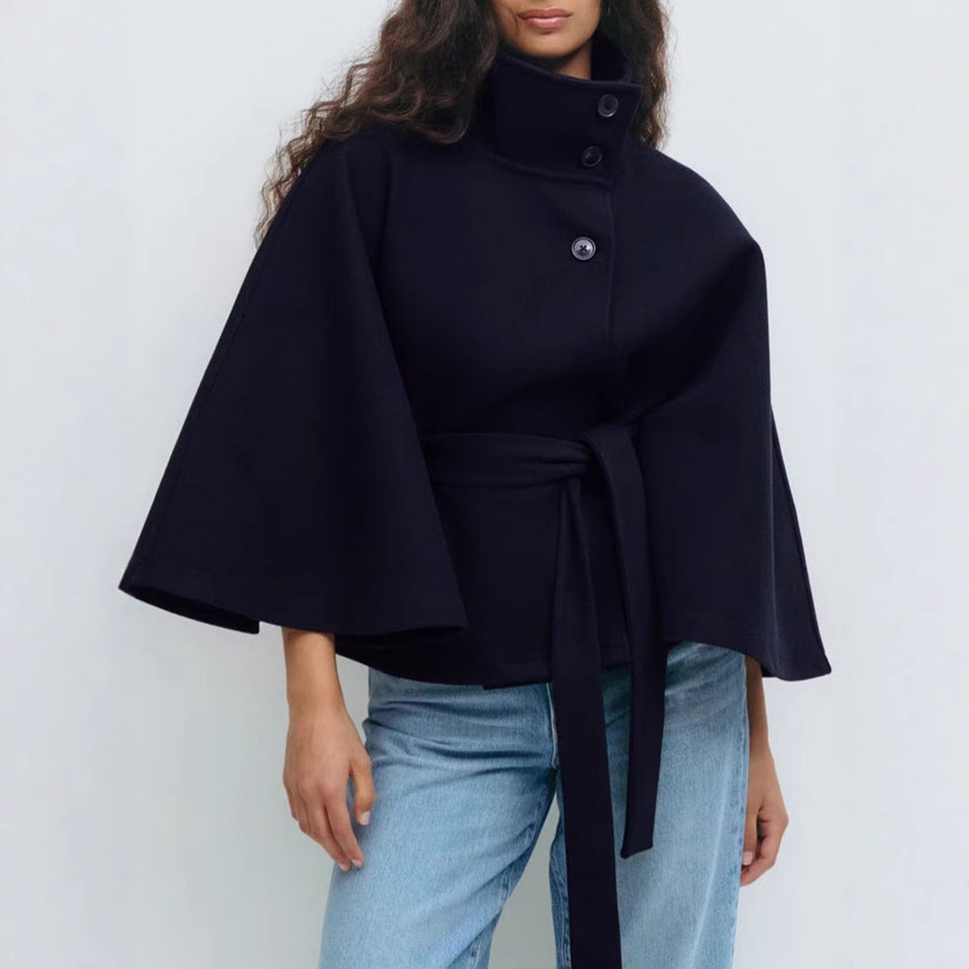 Damen Übergangsjacke Weiter Schnitt Elegante Taillierung Eveloria