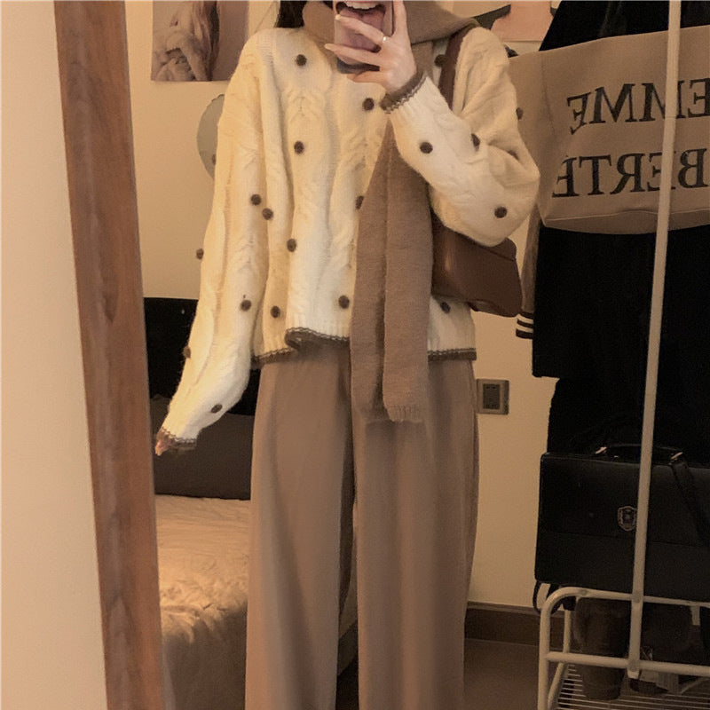 Damen Oversized Pullover Struktur Eveloria