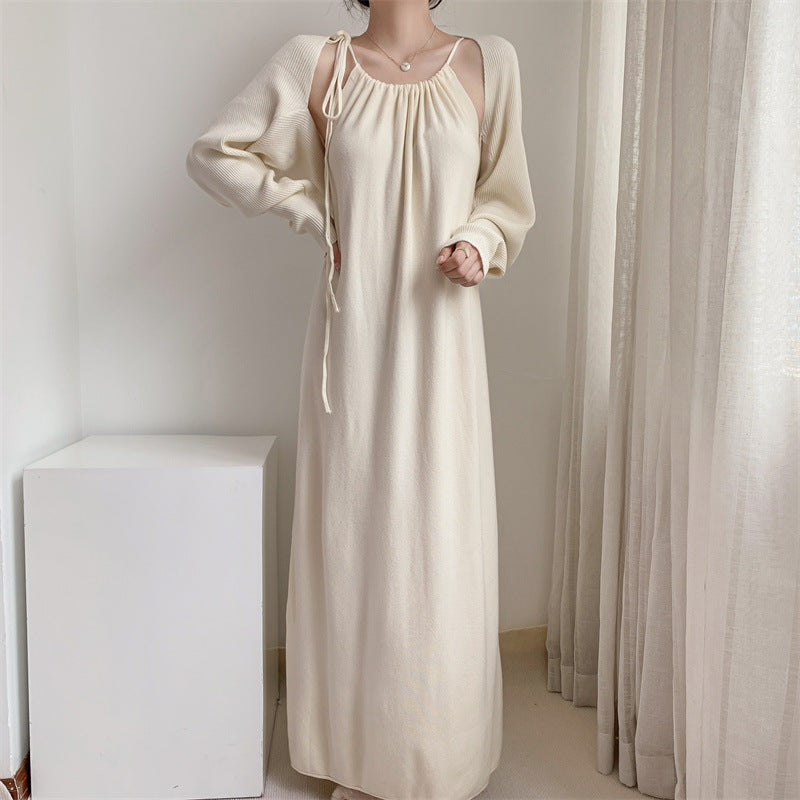 Damen Maxikleid Verstellbare Träger Elegant Eveloria