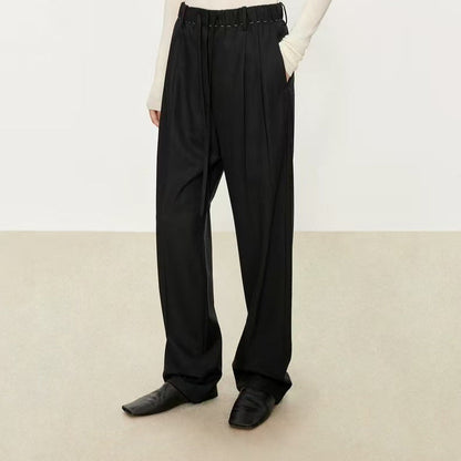 Damen High-Waist-Culotte Bequem Elegant