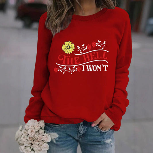 Damen Sweatshirt Verspieltes Motiv Bequem Grün Eveloria - Eveloria