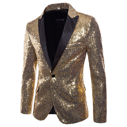 Herren Blazer mit Pailletten Formal Eveloria