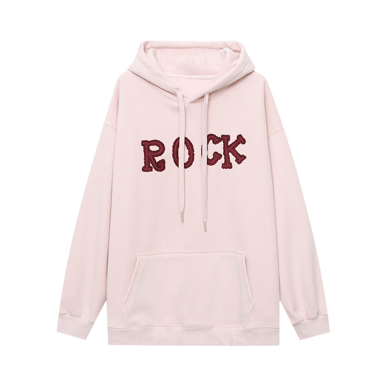 Damen Hoodie Eveloria mit auffälligem Schriftzug