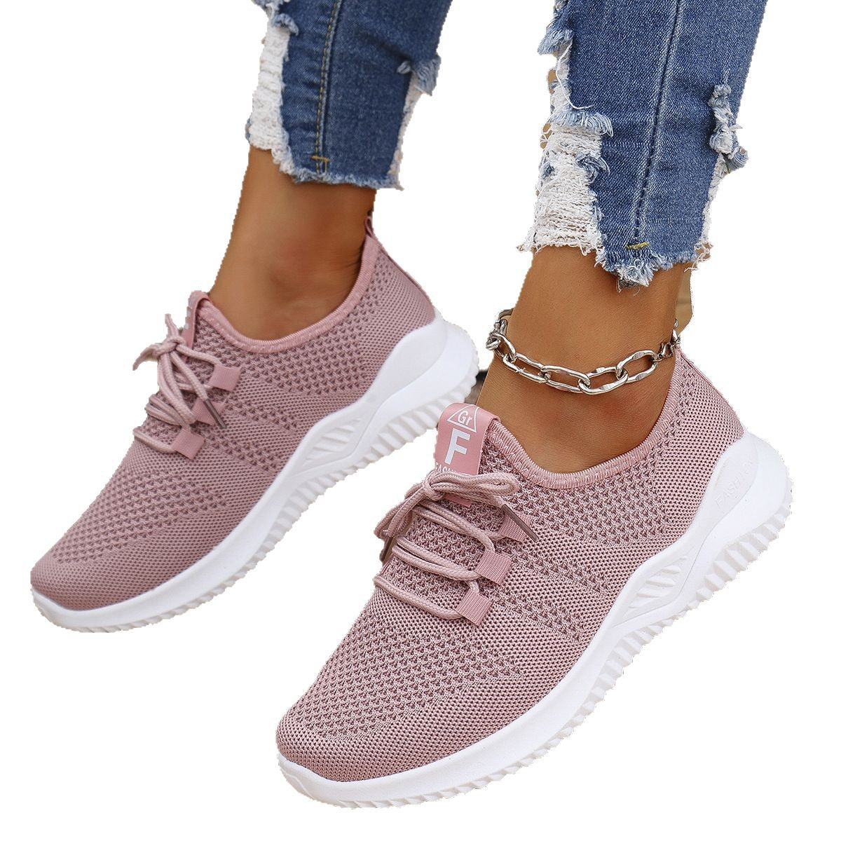 Damen Sneaker Atmungsaktives Mesh Modernes Design Eveloria