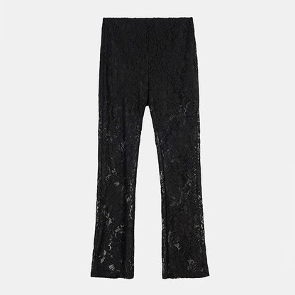 Damen Spitzenhose Eveloria Elegantes Design