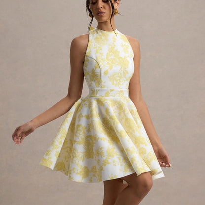 Damen Minikleid mit Rock und Cut-Outs