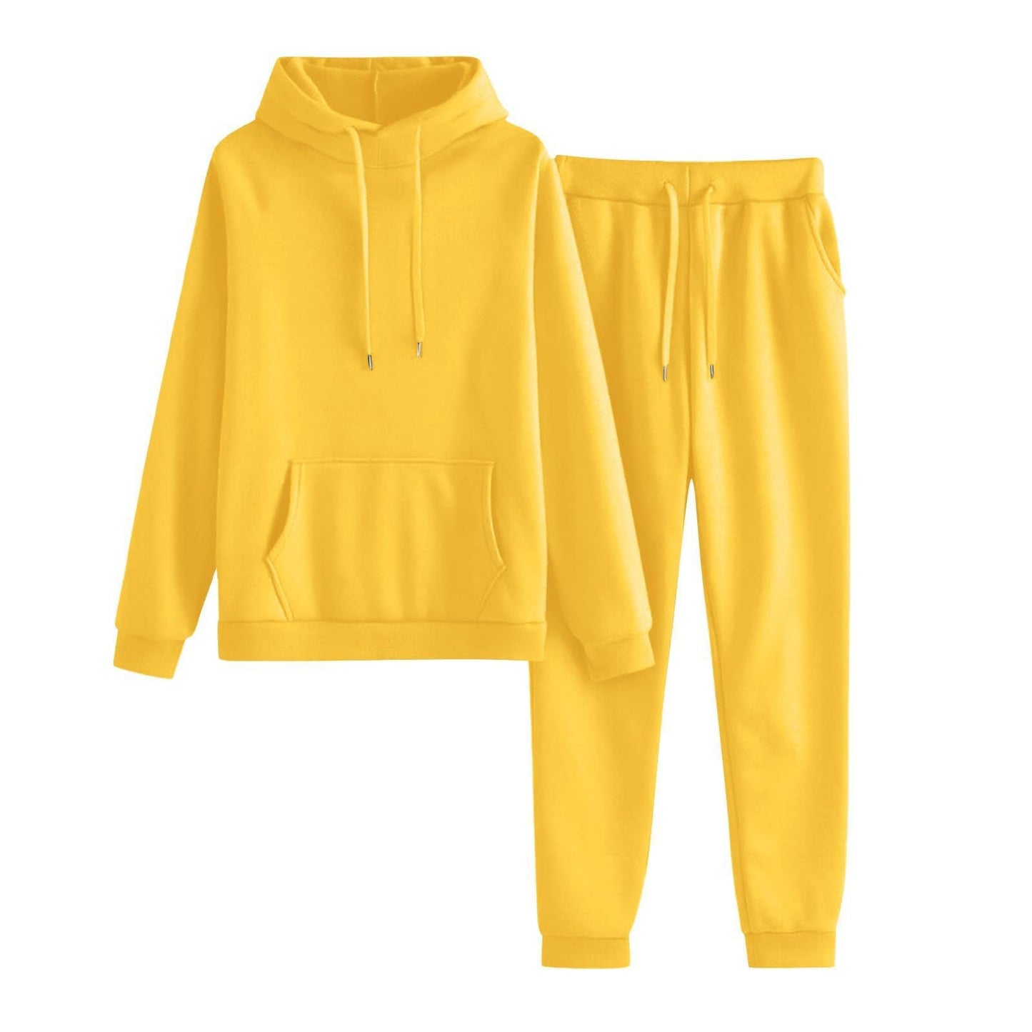 Damen Hoodie Jogginghose Set Lässig Mit Taschen Eveloria