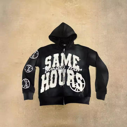 Damen Kapuzenpullover Bequem Auffälliger Schriftzug Eveloria