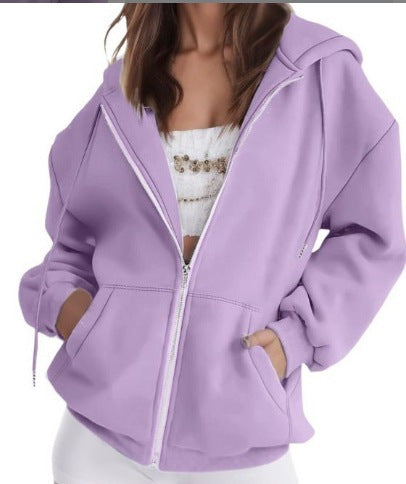Damen Oversized Kapuzenjacke mit Taschen Eveloria