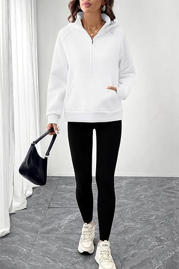 Damen Hoodie Kordelzug Sportlich Eveloria