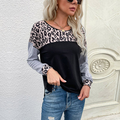 Damen Oberteil Animalprint Modern Eveloria