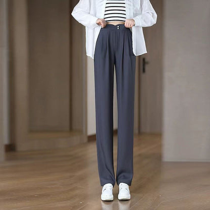 Damen Hochbundhose Faltenrock Elegant