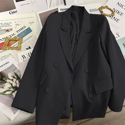 Damen Blazer Zweireihig Elegant Schnitt Eveloria
