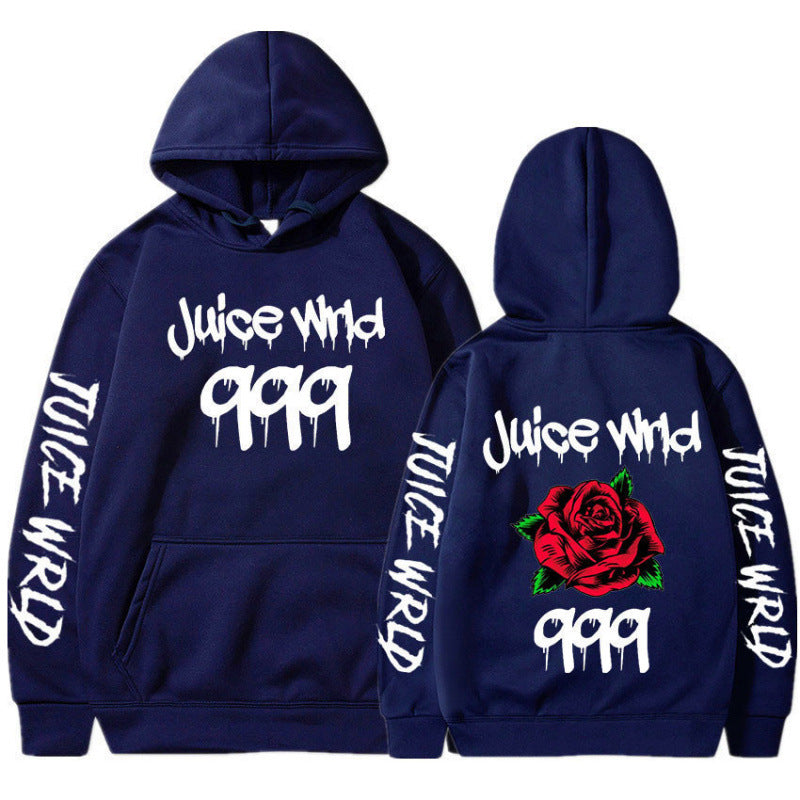 Damen Kapuzenpullover Eveloria mit Rosenmotiv