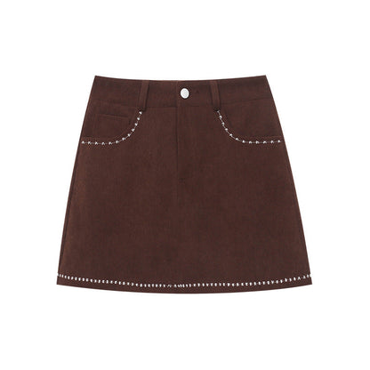 Damen Hemdbluse Lässig Knopfleiste Gestickt Weiß Eveloria
