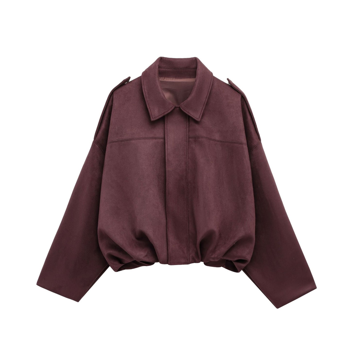 Damen Blousonjacke Weiches Material Modern Eveloria