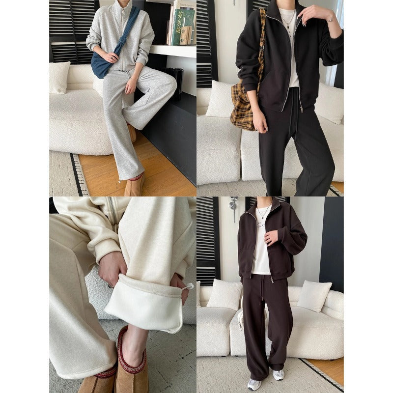 Eveloria Damen Sportanzugjacke und Jogginghose