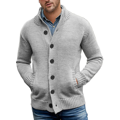 Herren Strickjacke Modern Komfortable Taschen