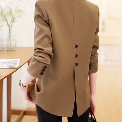 Damen Blazer Klassischer Schnitt Elegantes Design Eveloria
