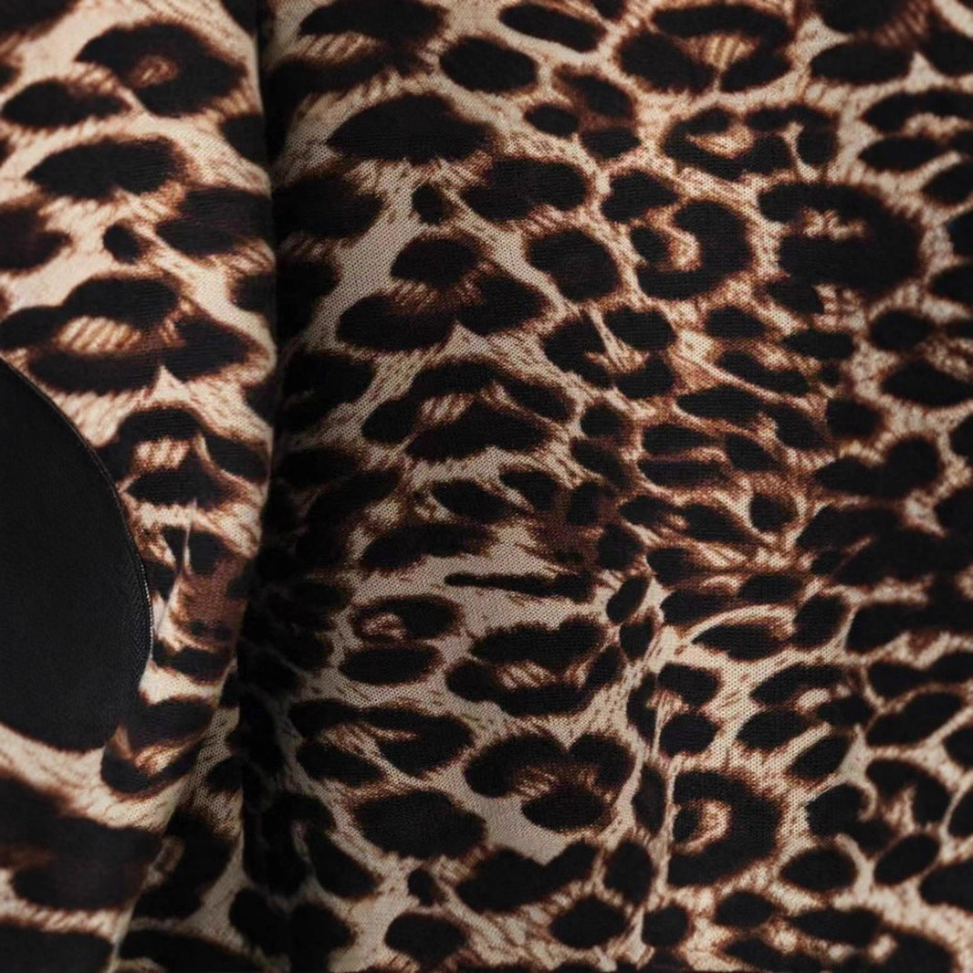 Damen Fleecejacke Kuschelig Tierprint Innenfutter Eveloria