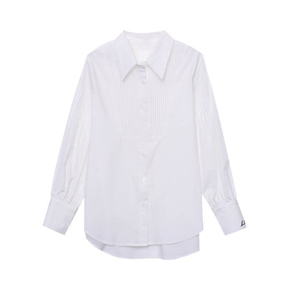 Damen Bluse Strukturierte Puffärmel Elegantes Design