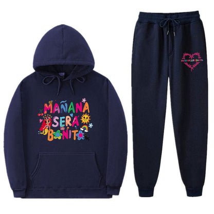 Damen Sweatshirt Jogginghose Set Bunt Eveloria