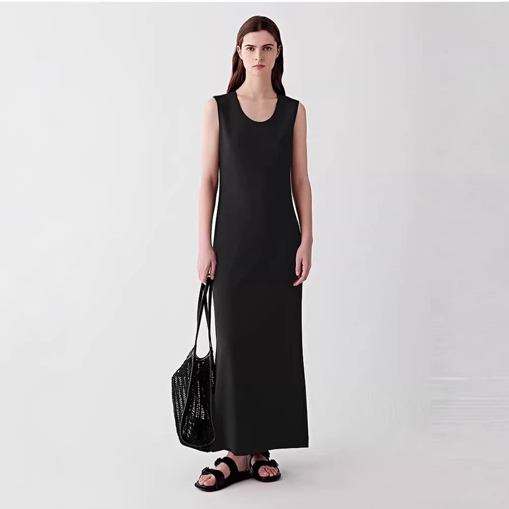 Damen Ärmelloses Maxikleid Eveloria Elegantes Design - Eveloria