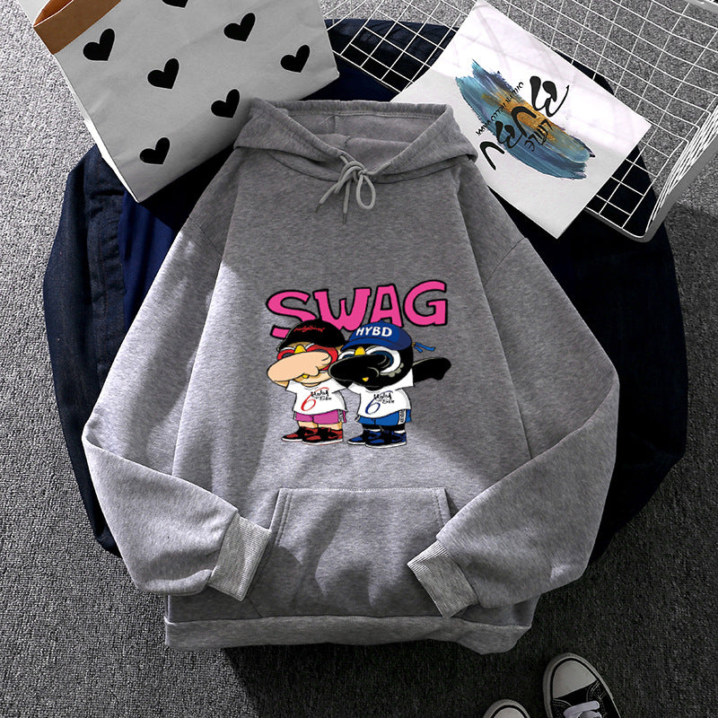 Damen Hoodie Lustiges Cartoon-Design Eveloria