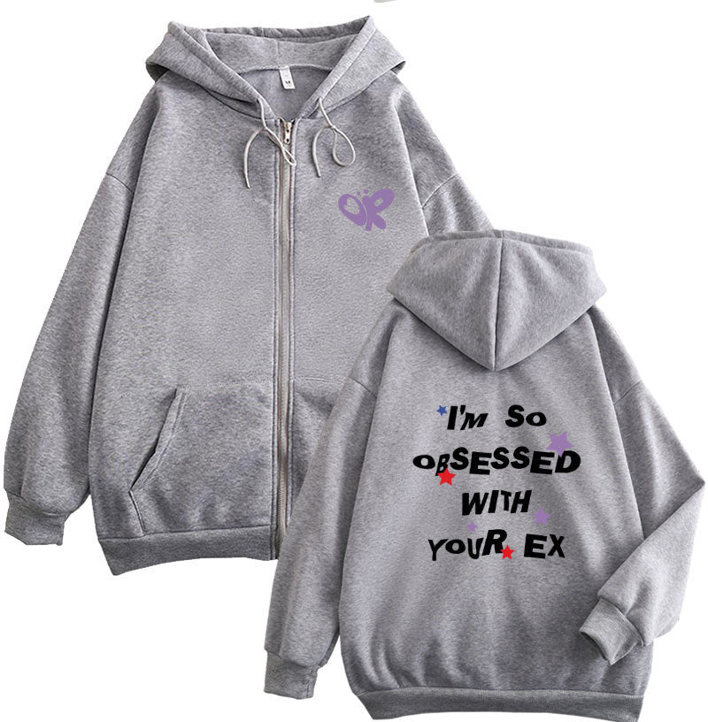 Damen Kapuzenjacke mit Aufdruck Bequem Grün