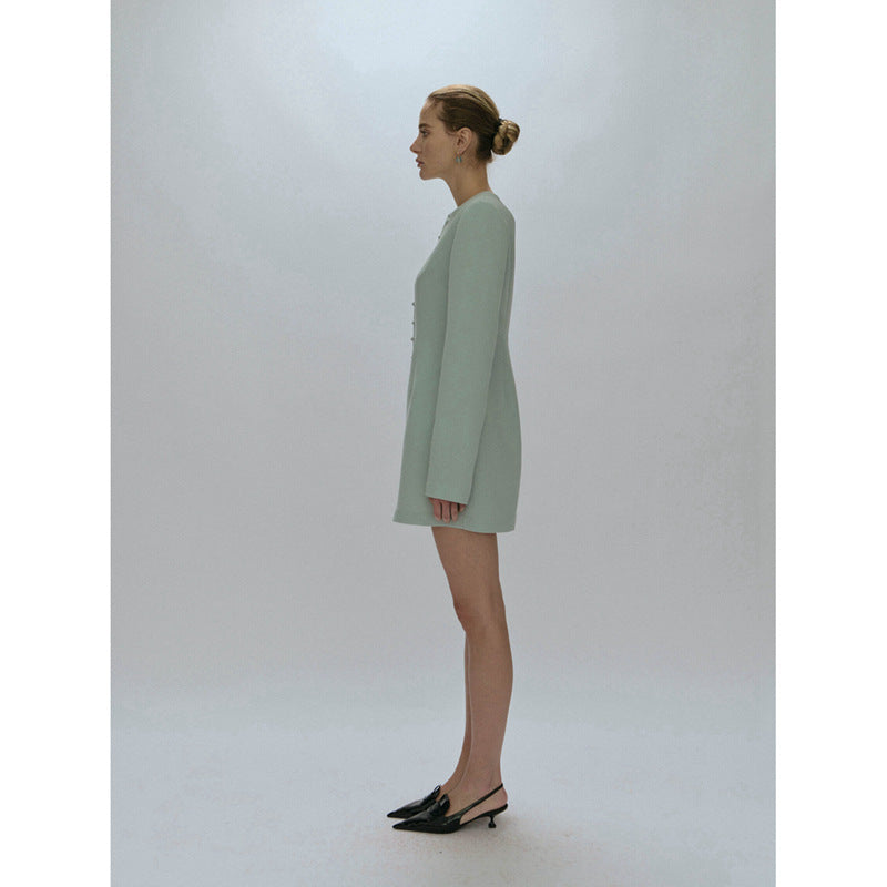 Damen Blazer Elegant Knopfleiste Eveloria