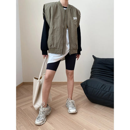 Damen Bomberjacke Urbaner Stil Hochwertiges Material
