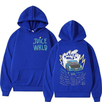 Damen Kapuzenpullover Grafikdesign Weiß