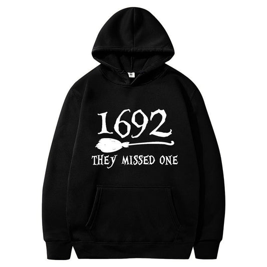 Damen Kapuzenpullover Halloween-Motiv locker Größe - Eveloria