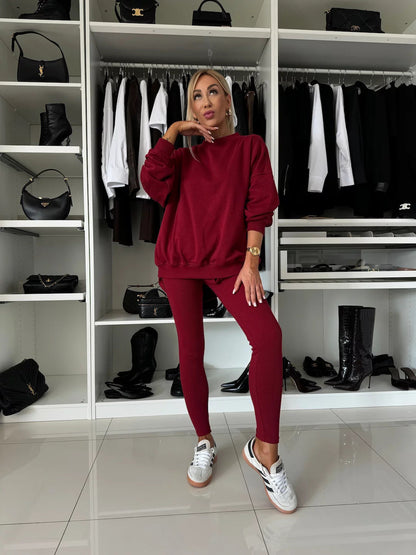 Damen Sweatshirt Lockerer Schnitt Bequem