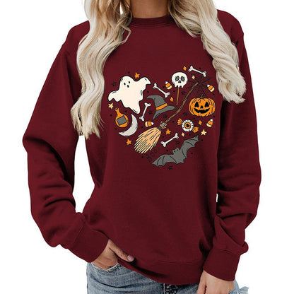Damen Halloween Sweatshirt Eveloria Kreatives Motiv