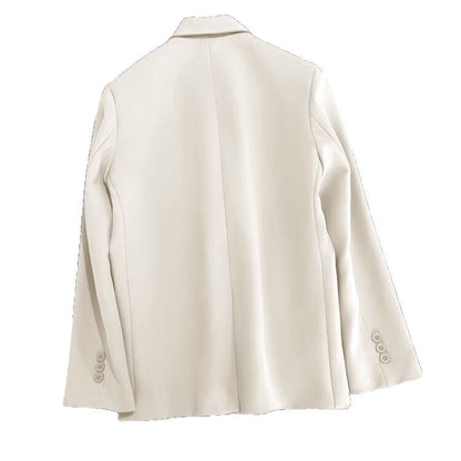 Damen Doppelreiher Blazer Tailliert Eveloria