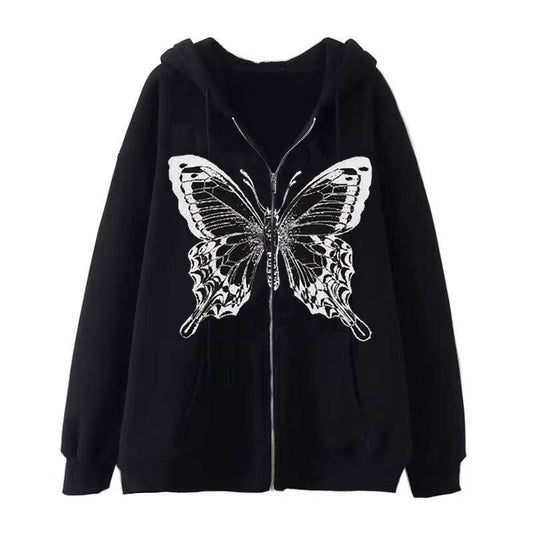 Damen Hoodie Schmetterlingsmotiv Eveloria - Eveloria