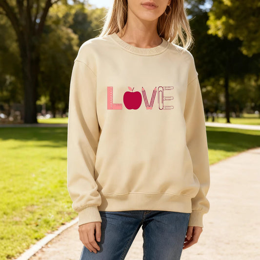 Damen Sweatshirt Love-Motiv Eveloria - Eveloria