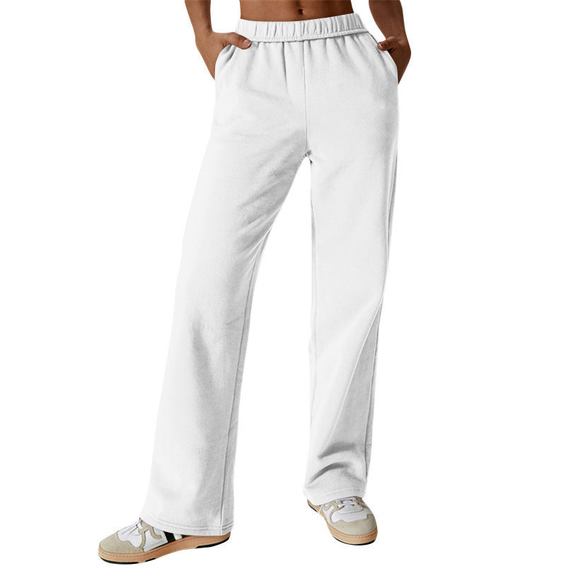 Damen Freizeithose Bequeme Passform Seitentaschen Eveloria