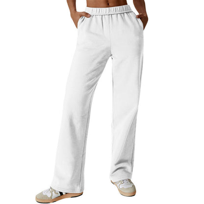 Damen Freizeithose Bequeme Passform Seitentaschen Eveloria