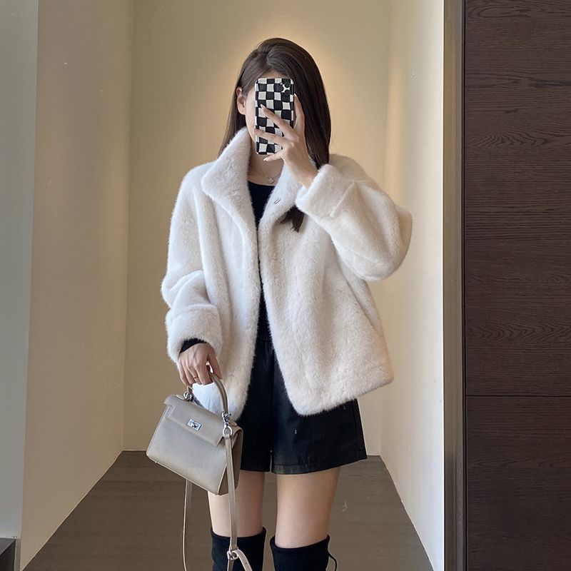 Damen Teddyjacke Kuschelig Eveloria