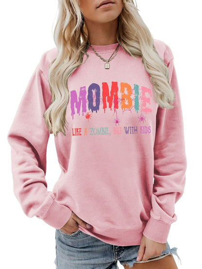 Damen Sweatshirt Zombie Motiv Eveloria