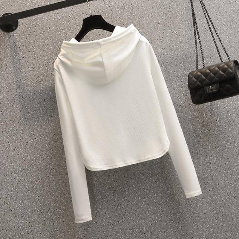 Damen Crop-Hoodie mit Reißverschluss Eveloria