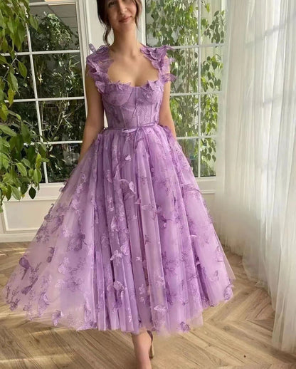 Eveloria Damen Strandkleid Chic Schlitz Brautkleid Partykleid