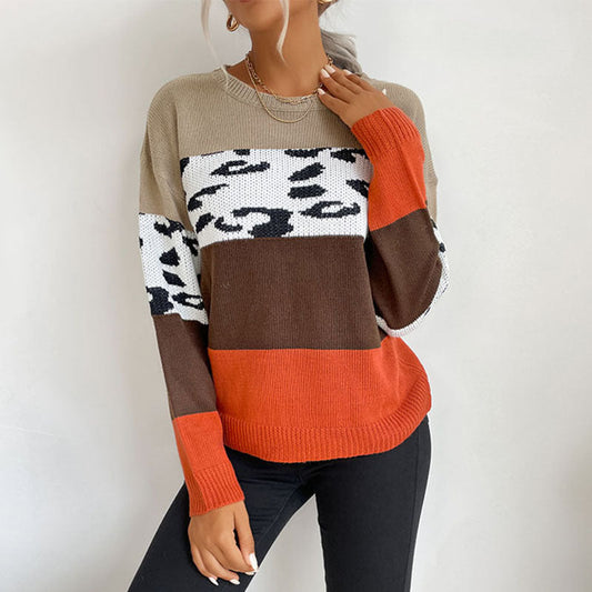 Damen Strickpullover Lässiger Schnitt Einzigartiges Muster Anthrazit - Eveloria