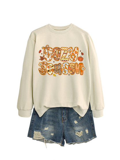 Damen Sweatshirt Herbstdesign Lässiger Schnitt Eveloria
