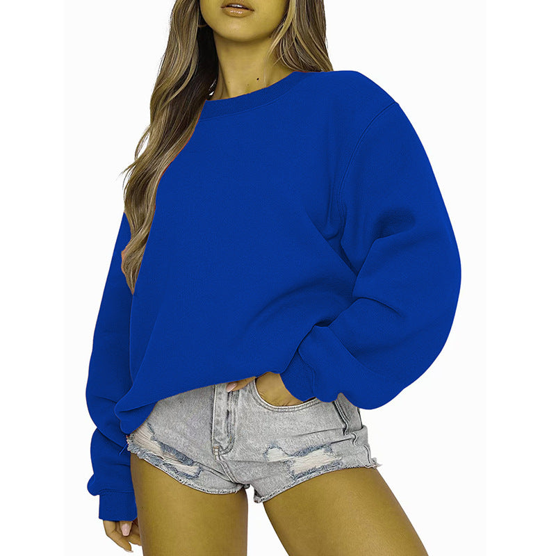 Damen Sweatshirt Lässiger Schnitt Voluminöse Ärmel Eveloria